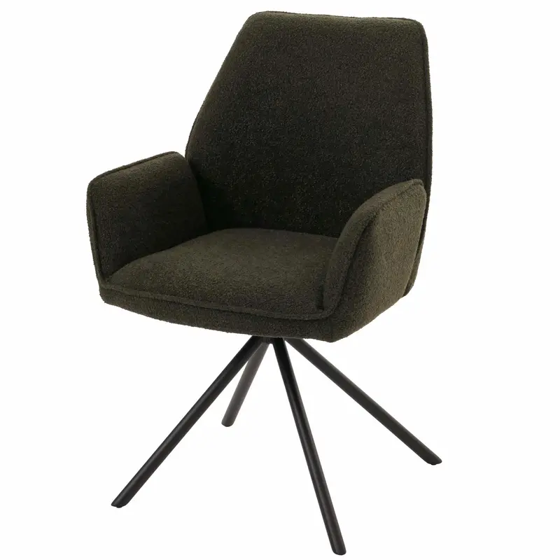 Esszimmerstuhl G67 boucle - grün