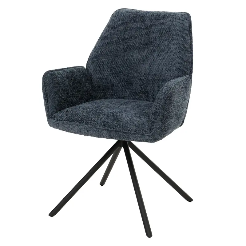 Esszimmerstuhl G67 chenille - blau