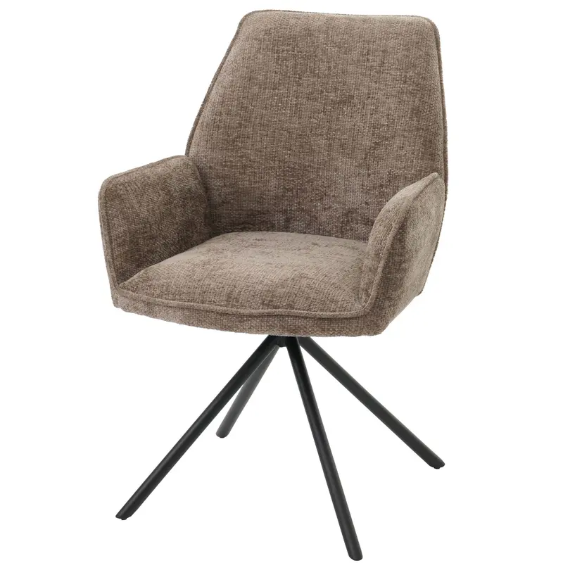 Esszimmerstuhl G67 chenille - braun
