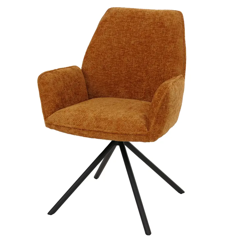 Esszimmerstuhl G67 chenille - gelb