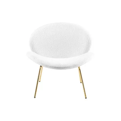 Esszimmerstuhl – Graue Farbgebung, Weicher Bouclé Bezug, Modernes Lounge Design, 74 cm - Jaden 125 | Kayoom