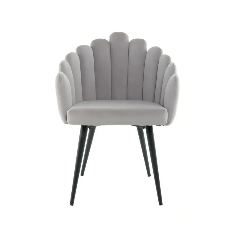 Esszimmerstuhl – Graue Farbgebung, Weicher Stoffbezug, Komfortables Design, 85 cm - Jeane 625 | Kayoom