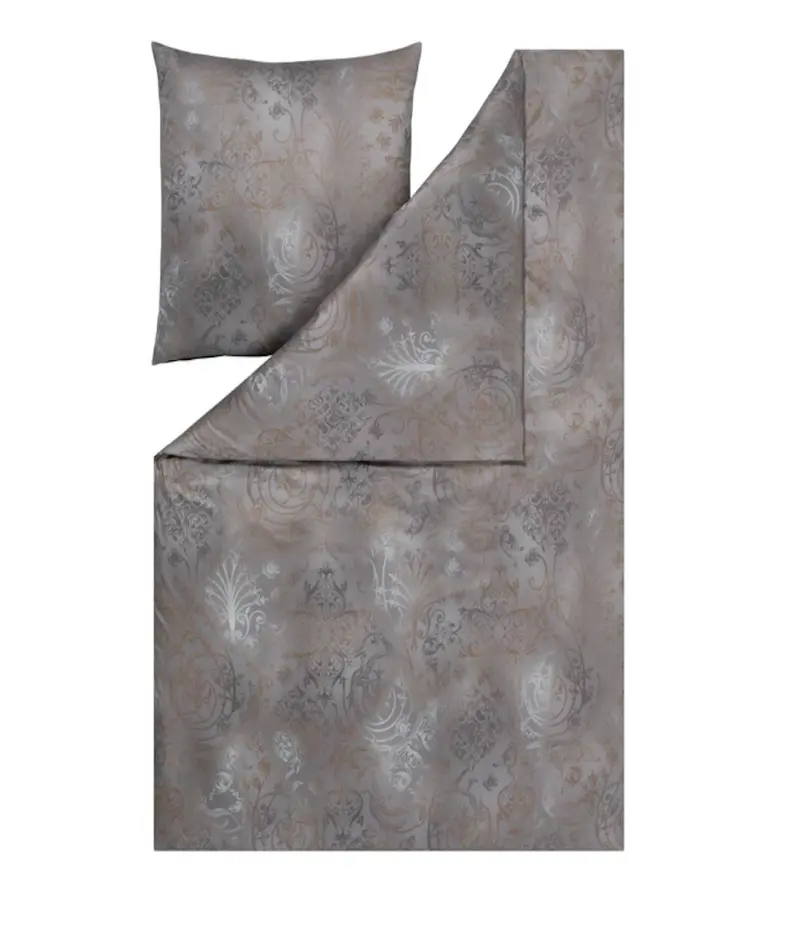 Estella Mako-Interlock-Jersey Bettwäsche Gregorio 135x200 grau