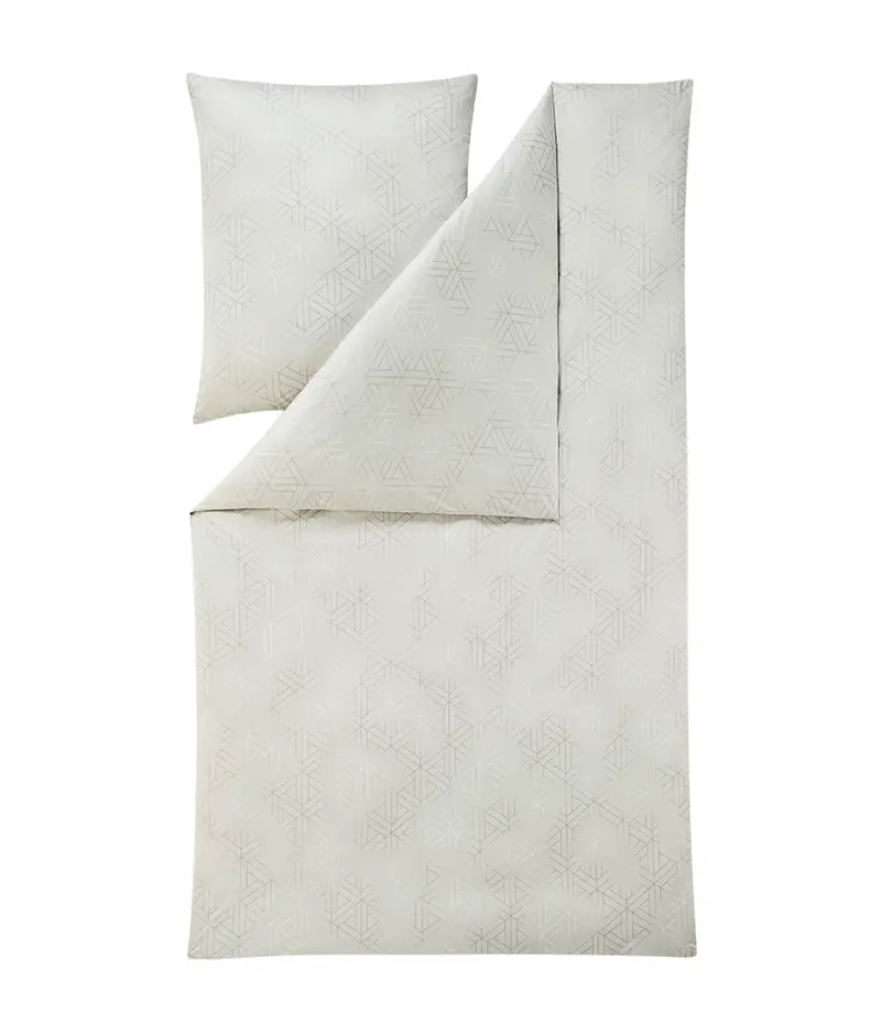 Estella Mako-Interlock-Jersey Bettwäsche Pippa 135x200 ecrue