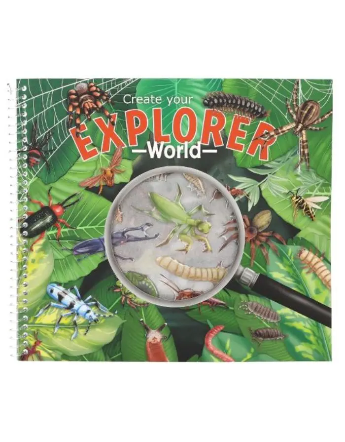 Explorer Stickerworld mit Reliefstickern