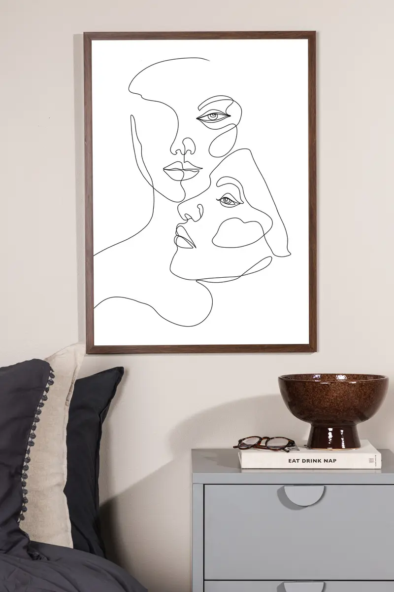 Faces Poster Wanddekoration