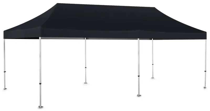 Faltpavillon-Dach 3 x 6 m schwarz als Ersatz- oder WechselDach