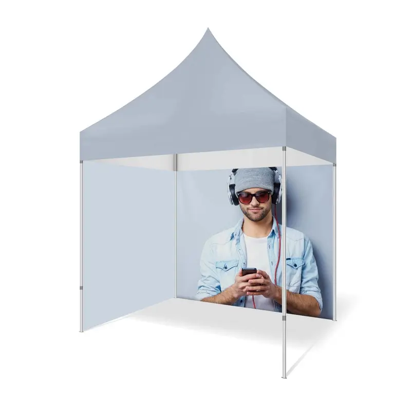 Faltpavillon-Stahlgestell Blanc 2,5 x 2,5 m mit Transportbeutel