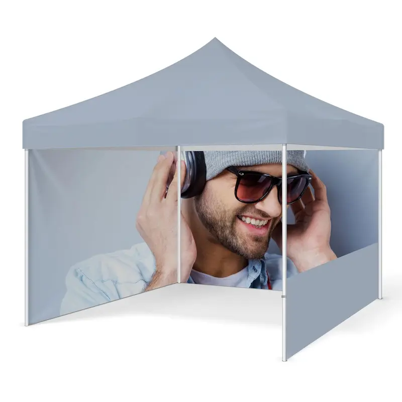 Faltpavillon-Stahlgestell Blanc 3 x 3 m mit Rolltasche