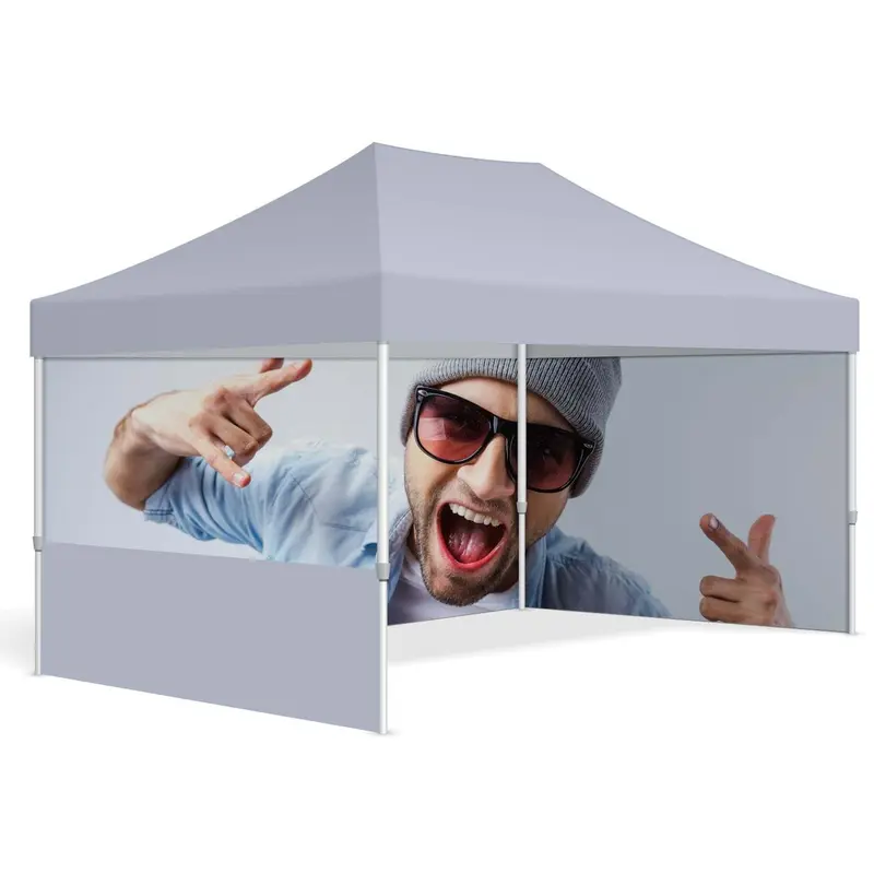 Faltpavillon-Stahlgestell Blanc 3 x 4,5 m mit Rolltasche
