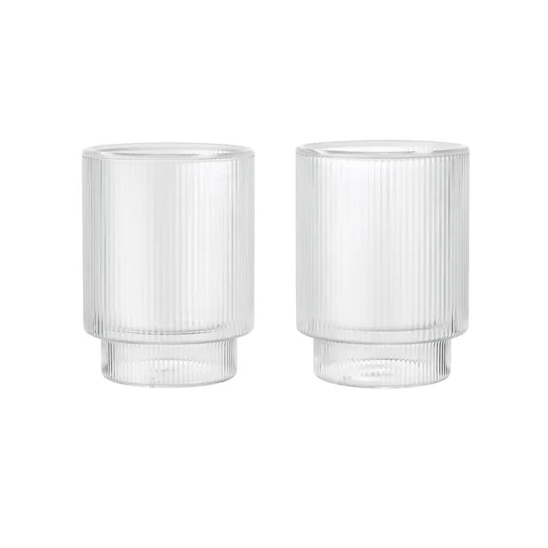 Ferm Living - Ripple Thermal Gläser (2er-Set)