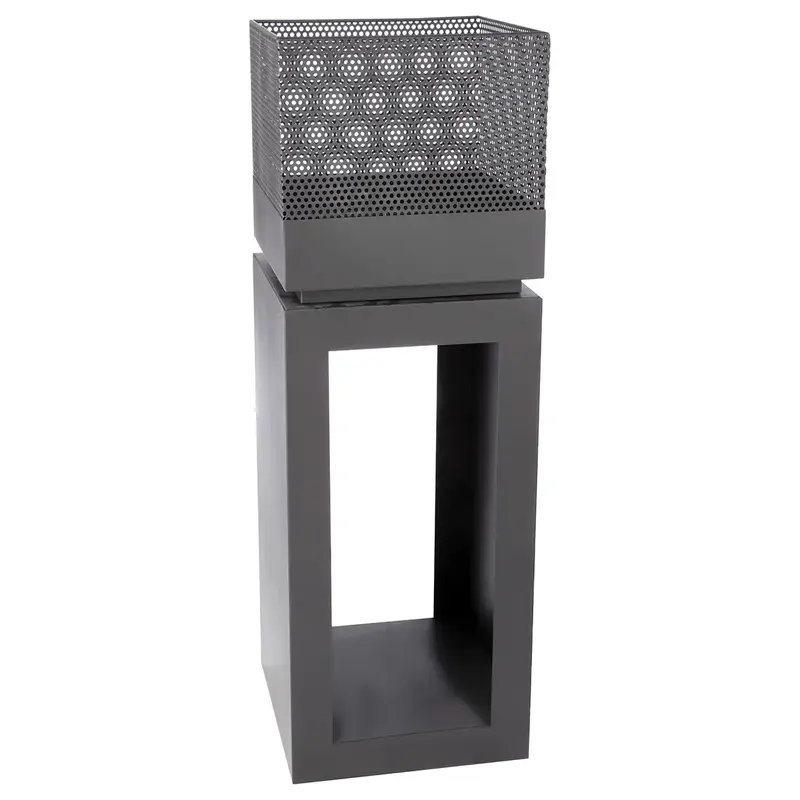 Feuerkorb – Zeitloses Design, Mattes Metall, Exklusive Optik | Gilde