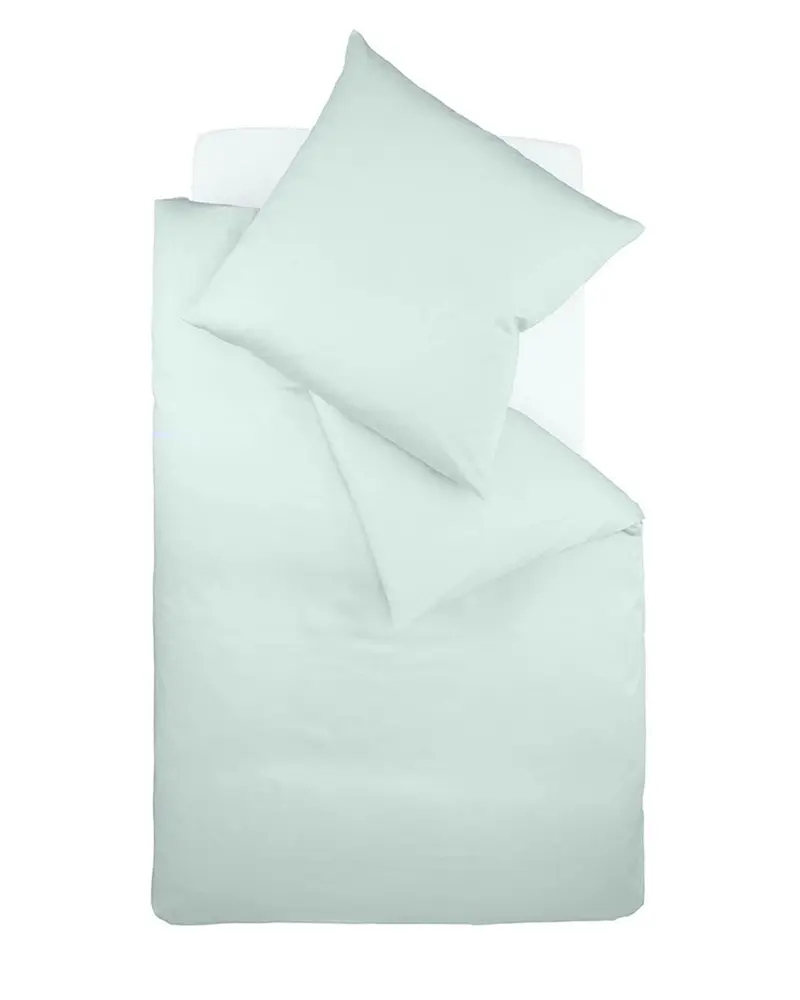 fleuresse Interlock Jersey Bettwäsche Colours Uni 135x200 pastellgrün