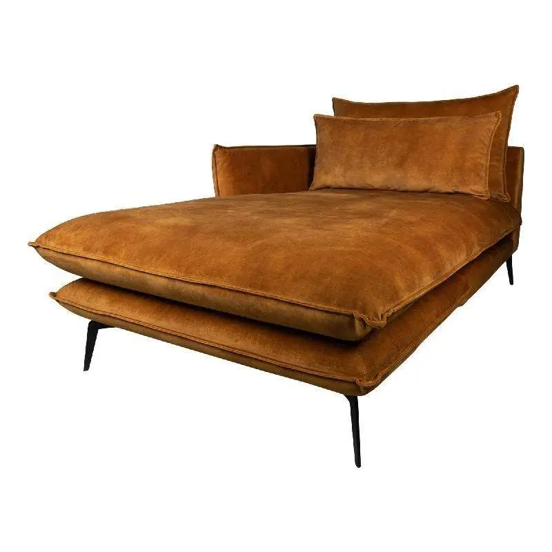Flow Sofa Adroa 132 Gold Chaiselongue links