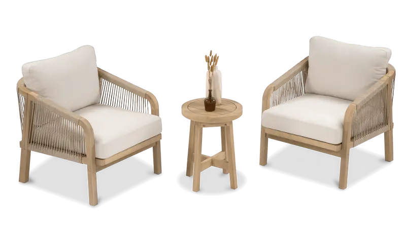 Furrore Marigold Balkonset 2+1 Akazienholz
