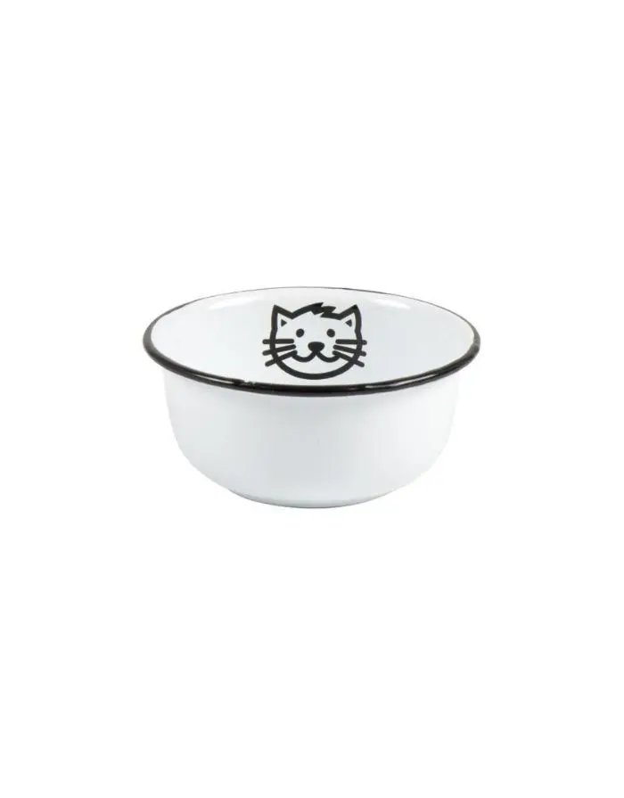Futternapf Katze Emaille