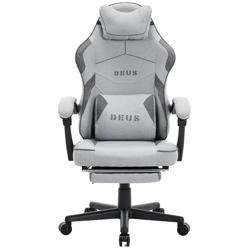 Gaming-Stuhl Deus Edge hellgrau/dunkelgrau