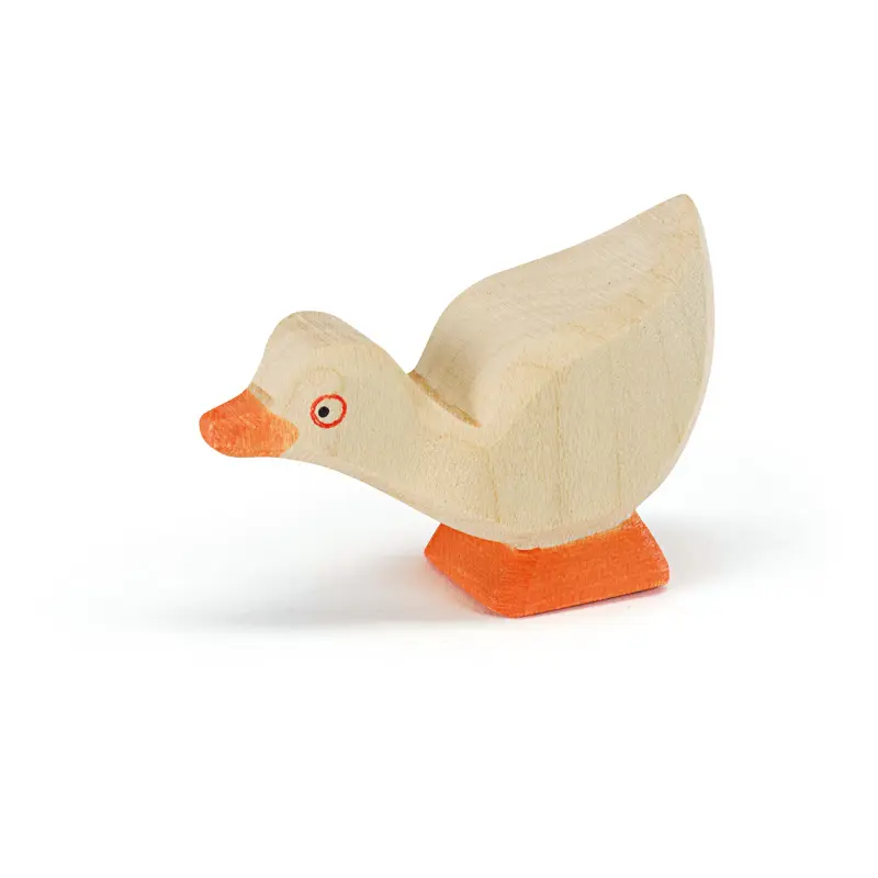 Gänseküken, Kopf tief