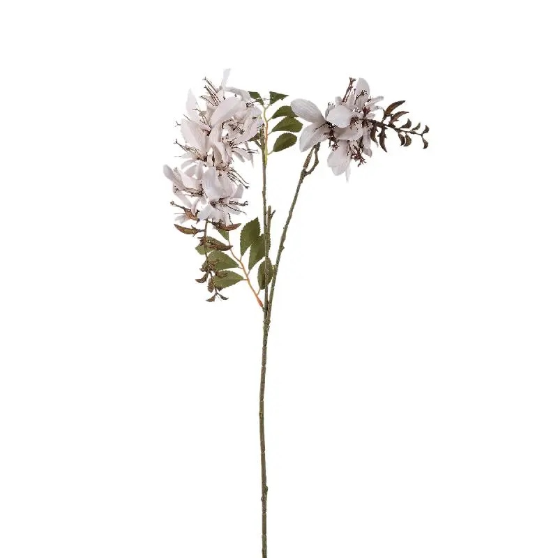Gartenblume - Creme Kardinalblume Spray, Metall, Kunststoff, Leinwand | PTMD