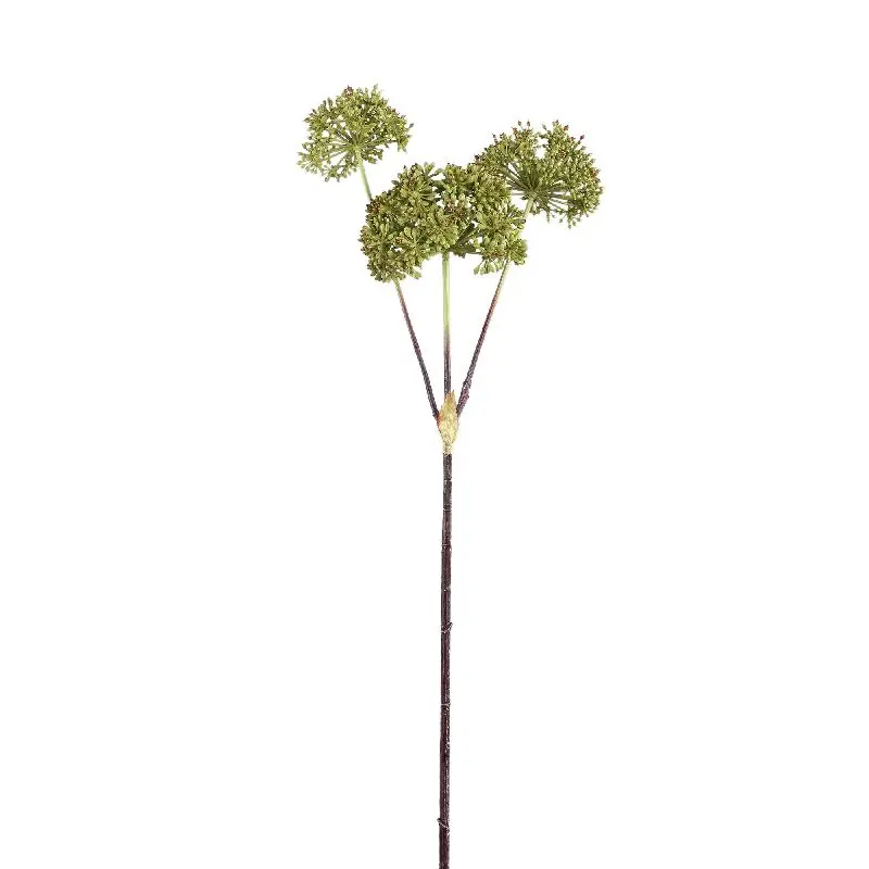 Gartenblume – Dunkelgrüner Angelikazweig aus Eisen und PE-Kunststoff | PTMD