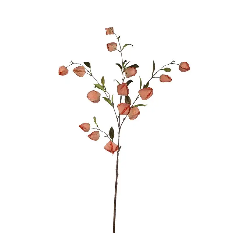 Gartenblume - Orange Chinesische Laterne Spray, Metall, Kunststoff, leinwand| PTMD