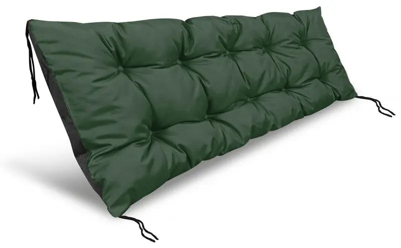 Gartenkissen 100 x 50 cm für Bank Schaukel Palettenmöbel wasserabweisend grün