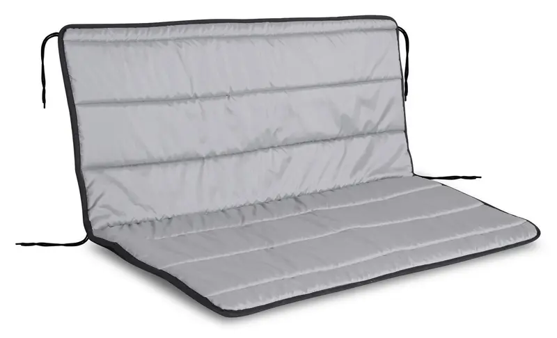 Gartenkissen-Set aus Schaumstoff 120 x 50 x 50 cm dunkelgrau