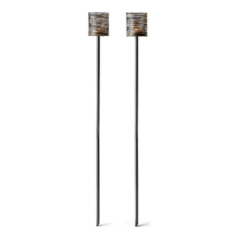 Gartenlicht Drahtkorb-Design, Goldfarbener Innenraum, Glaseinsatz für Kerzen – Windhuk | Philippi