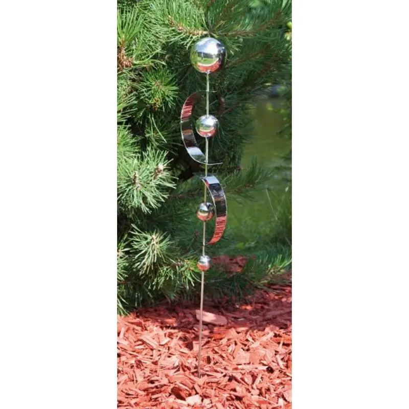 Gartenstecker aus Edelstahl, 70cm