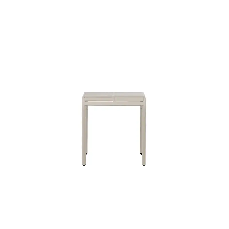 Gartentisch Borneo 70x70cm aus Metall - Beige
