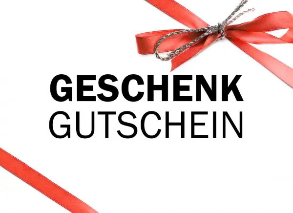 Geschenkgutschein online (Email-Versand)