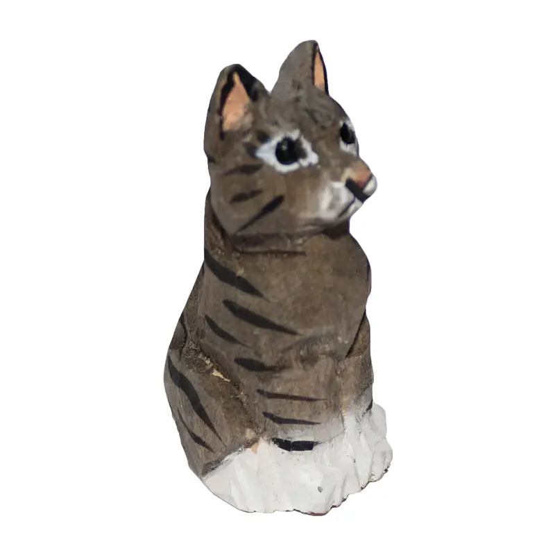 Geschnitzte Katze 013.346