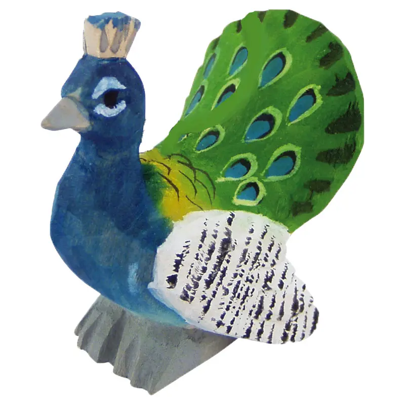 Geschnitzter Pfau 013.381