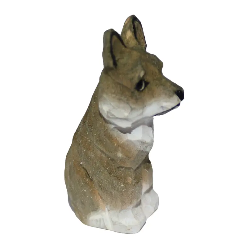 Geschnitzter Wolf 013.341