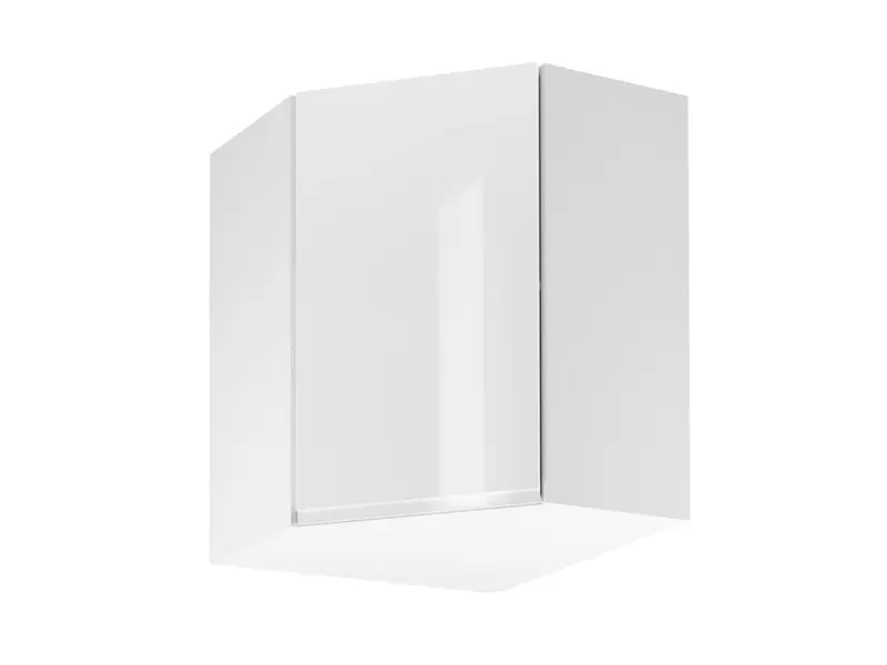 Glanzia Eckhängeschrank 60 cm G60N – Weiß Hochglanz