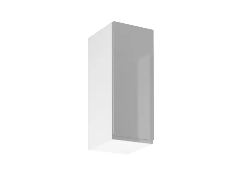 Glanzia Hängeschrank 30 cm G30 P/L – Grau Hochglanz