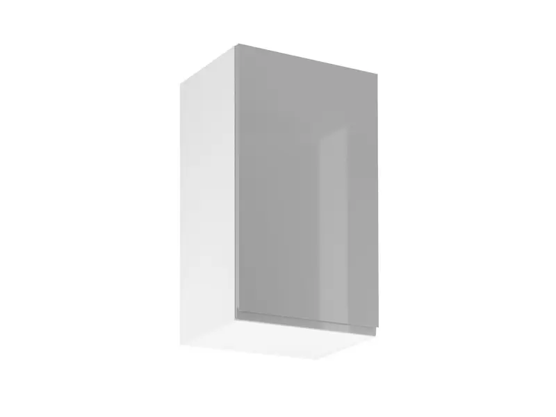 Glanzia Hängeschrank 45 cm G45 P/L – Grau Hochglanz