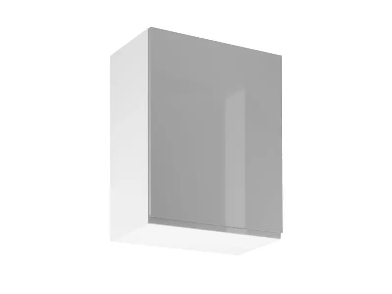 Glanzia Hängeschrank 60 cm G60 P/L – Grau Hochglanz