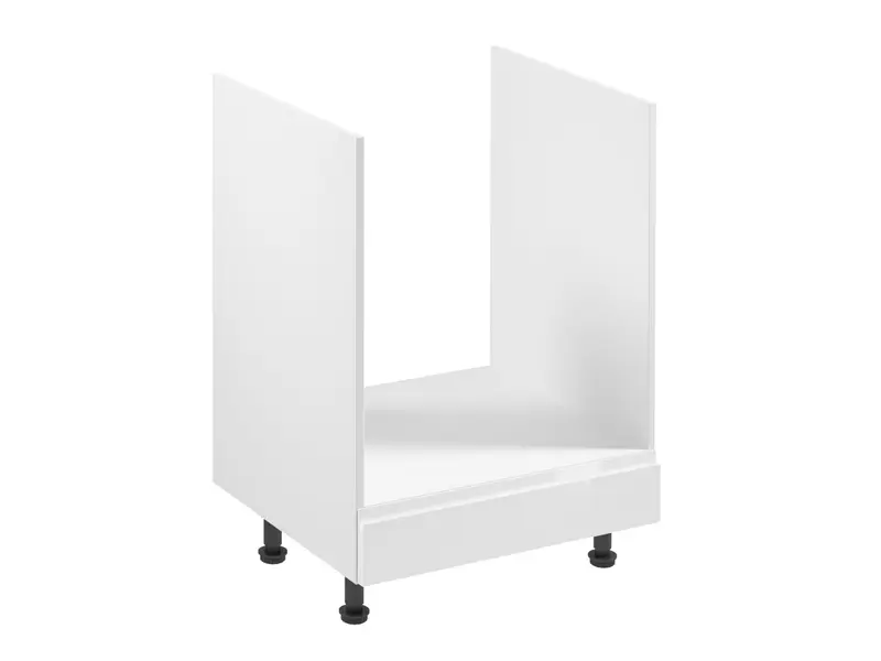 Glanzia Herdumbauschrank 60 cm D60ZK – Weiß Hochglanz