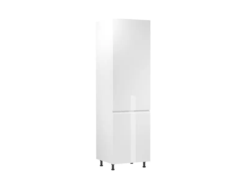 Glanzia Hochschrank 60 cm D60R P/L – Weiß Hochglanz
