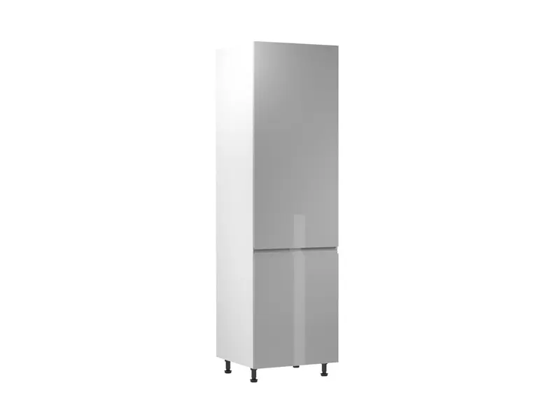 Glanzia Kühlumbauschrank 60 cm D60ZL P/L – Grau Hochglanz