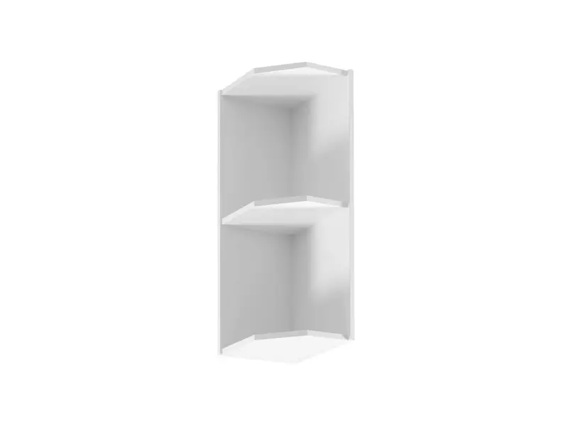 Glanzia Regalhängeschrank 25 cm G25PZ – Weiß Hochglanz