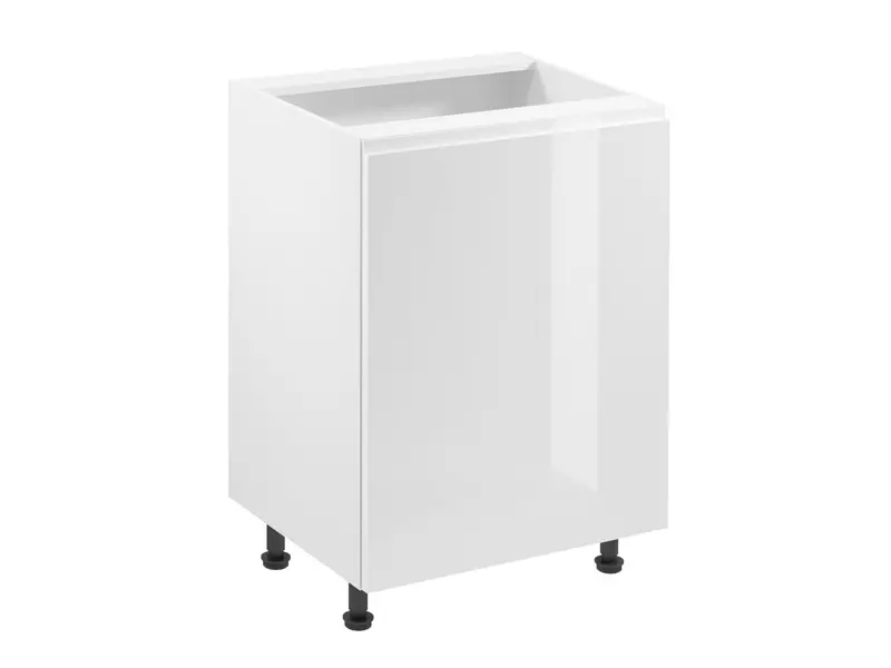 Glanzia Unterschrank 60 cm D60 P/L – Weiß Hochglanz