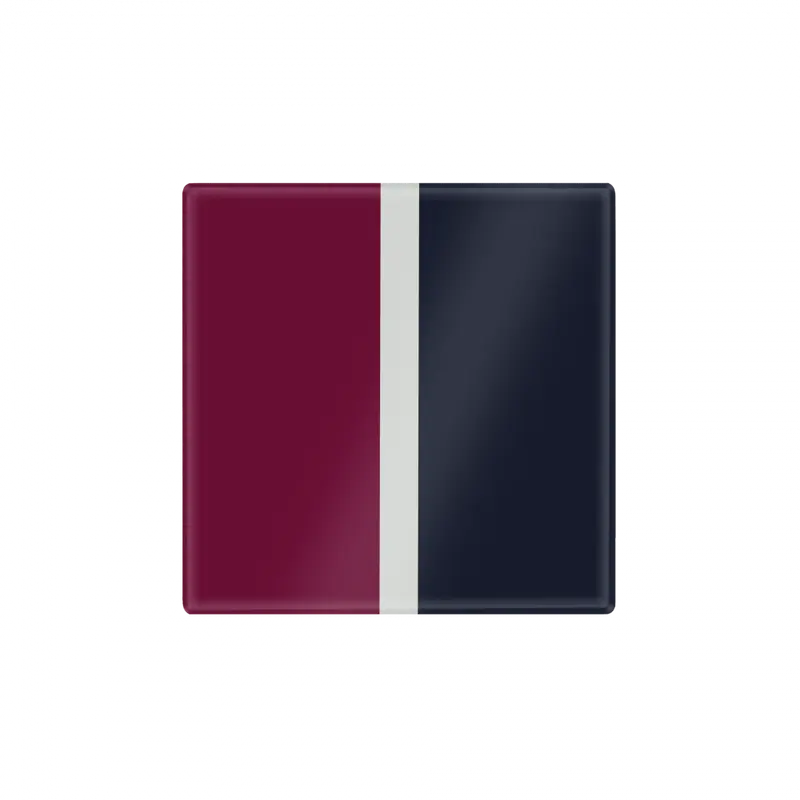 Glasplatte Nr. 10 (schwarz/rot) <Küche>