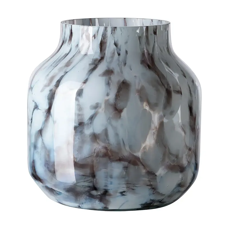 Glasvase Windlicht – Vintage Stil, Farbglas, Glaskunst - Pantea | Fink Living