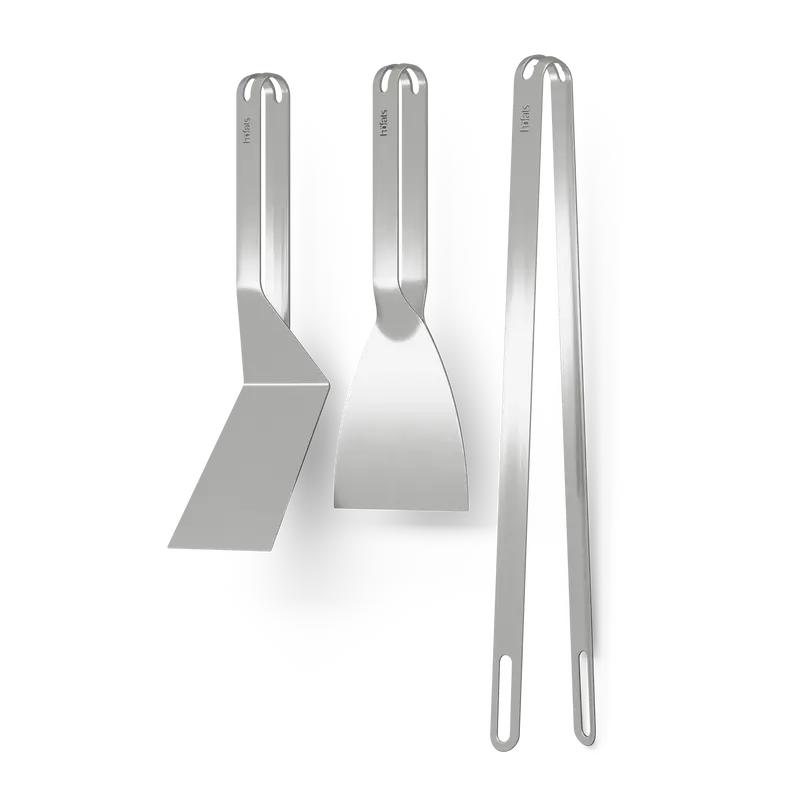Grillbesteckset – Dreiteilig, Edelstahl, Langlebig | höfats