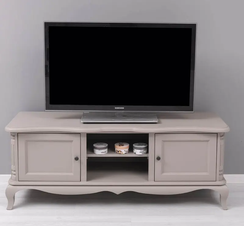 Großes Barock TV Sideboard mit 2 Türen - geschwungene Kommode