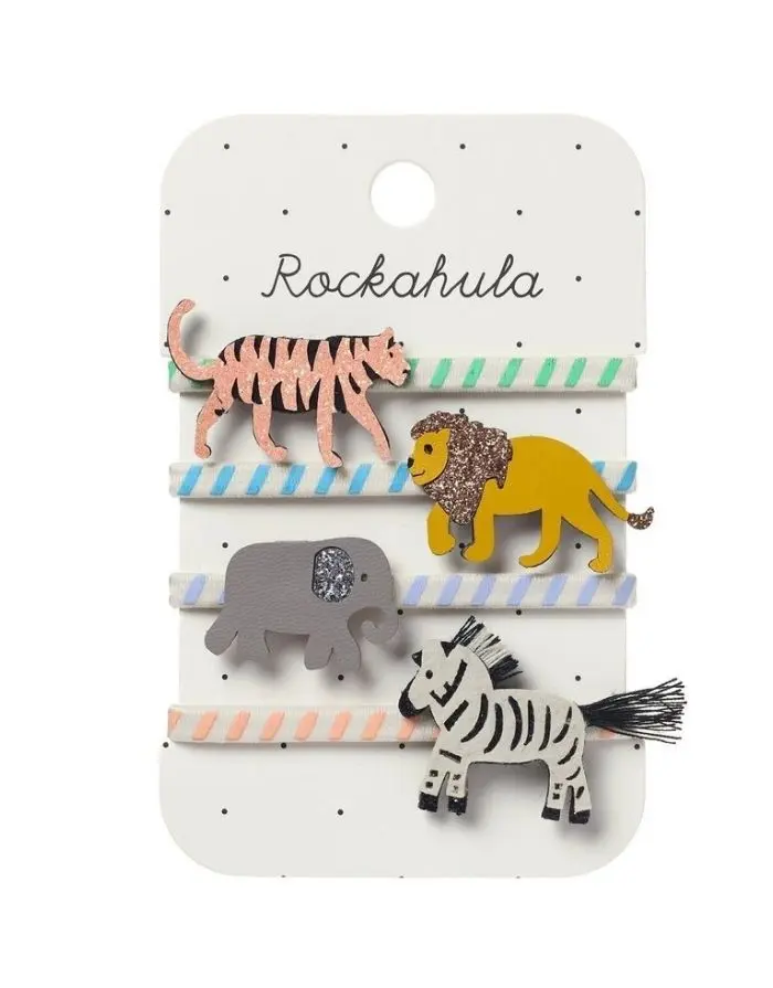 Haargummi 4er-Set I Party Animals Stripy