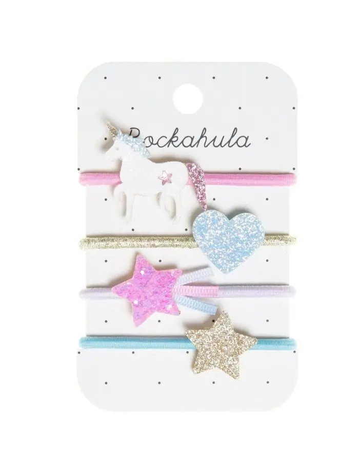 Haargummis I Unicorn Glitter