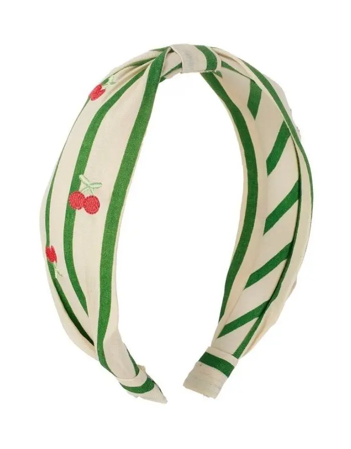 Haarreifen I Cherry Kiss Stripy